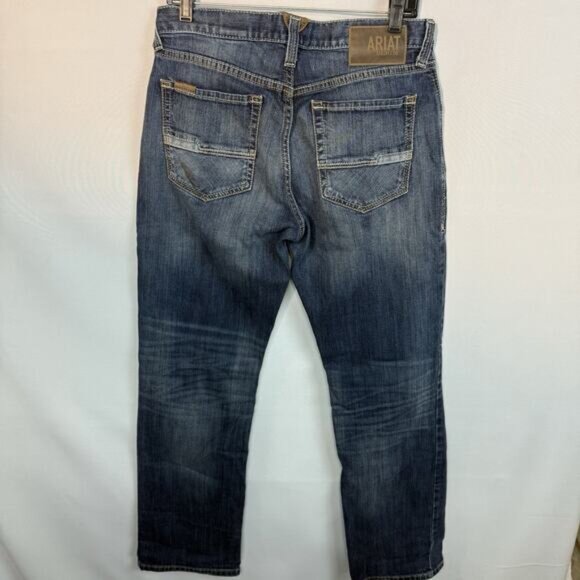 Ariat M4 Low rise Boot Denim Men Jeans Size 32X34 - Picture 3 of 12